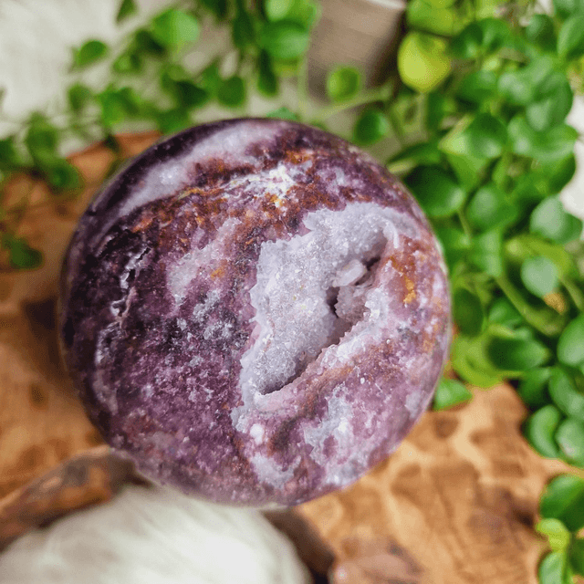 Purple Sphalerite Large Sphere 911g