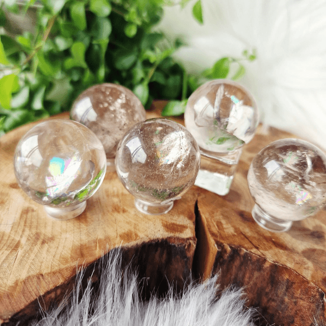 Smokey Quartz small sphere (light coloured)