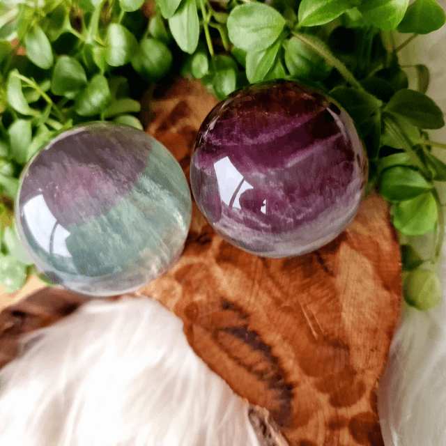 Fluorite sphere - Green 221g