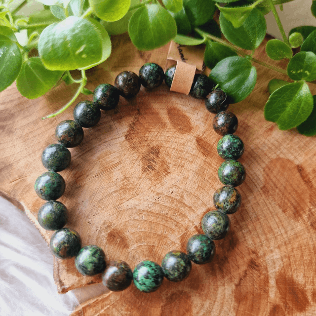 African Turquoise Beaded Bracelet 