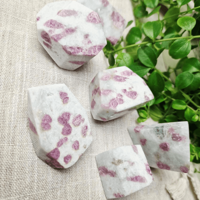 Pink Tourmaline freeforms 