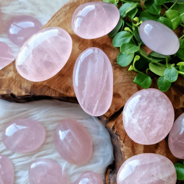 Rose Quartz Small Palm