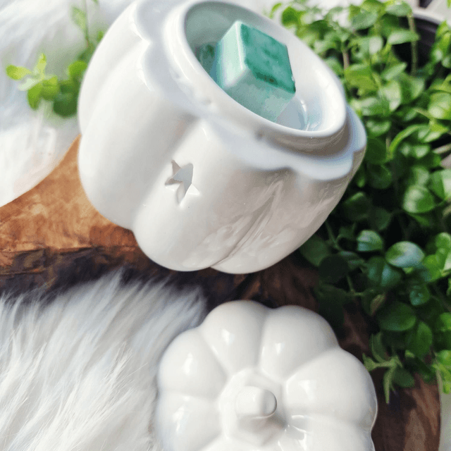 White Pumpkin Oil Burner 