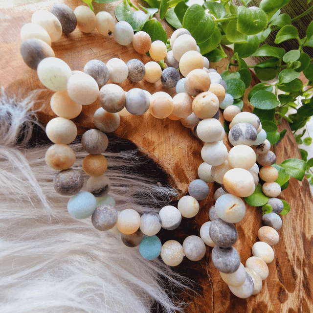 Amazonite Rainbow 8mm Beaded Bracelet 