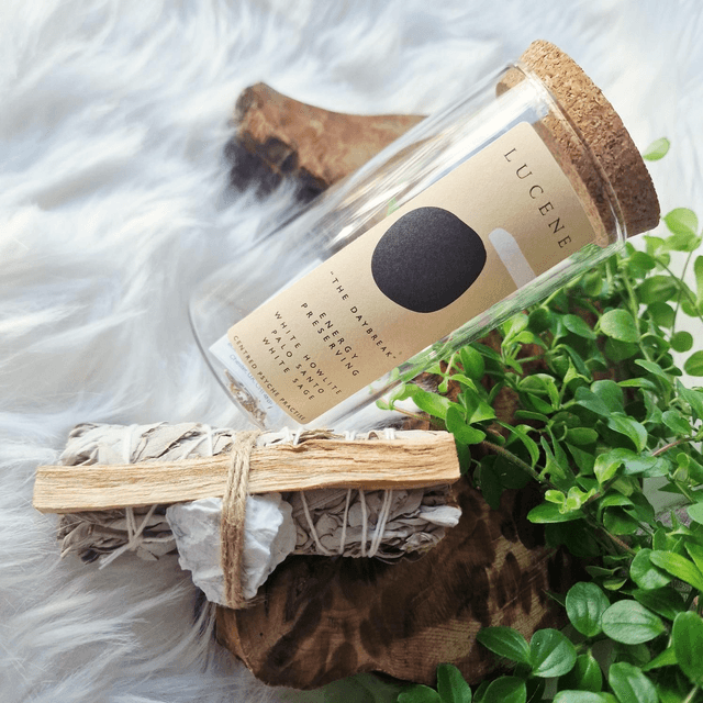 Lucene "The Day Break" Energy Preserving - Howlite, Palo Santo and White Sage
