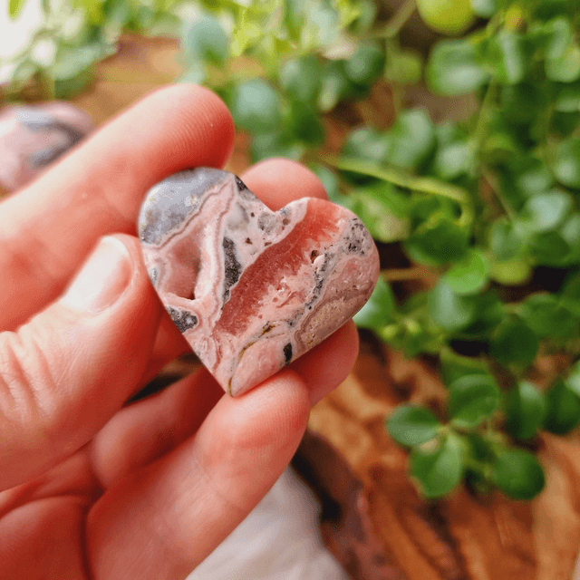Rhodochrosite Hearts