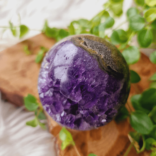 Amethyst Geode Sphere 247g