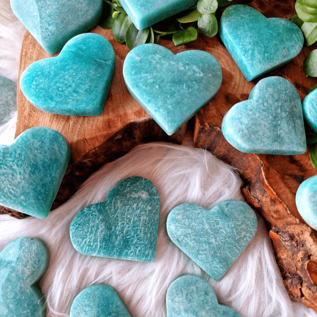 Amazonite Heart