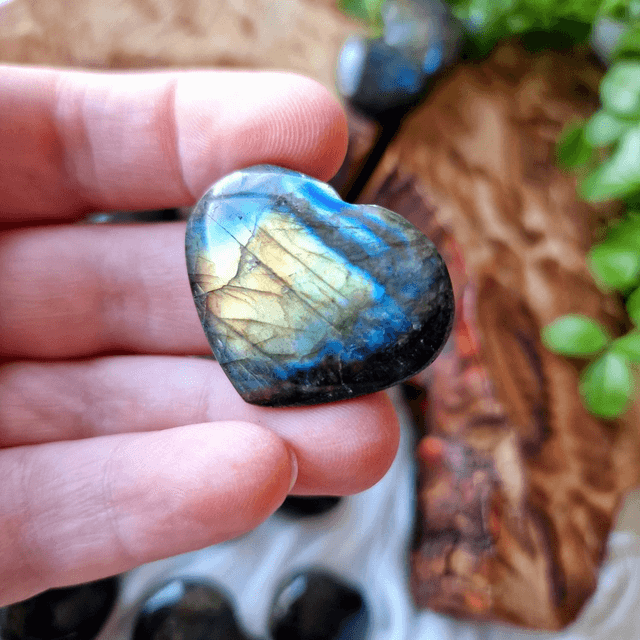 Labradorite Small Heart
