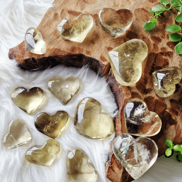 Citrine small heart 