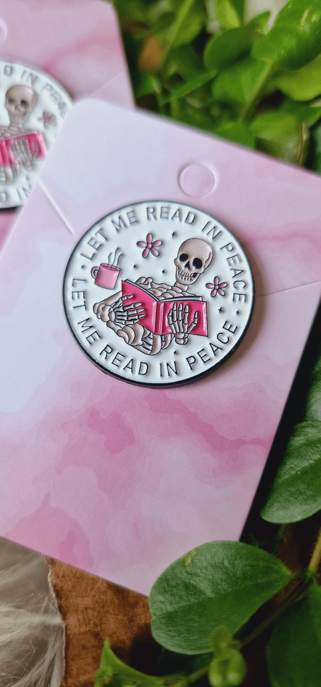 Let Me Red In Peace Pin Badge 