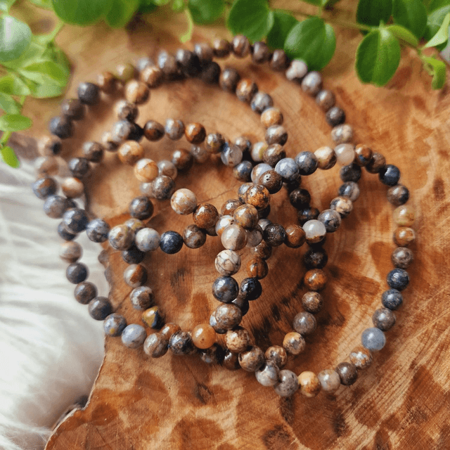Pietersite 6mm Beaded Bracelet 