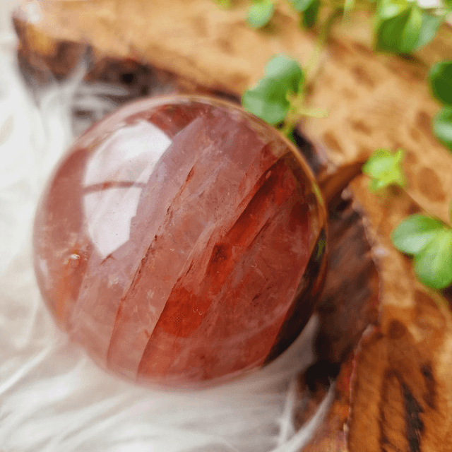 Fire Quartz Sphere 420g
