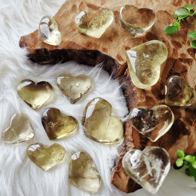 Citrine small heart 