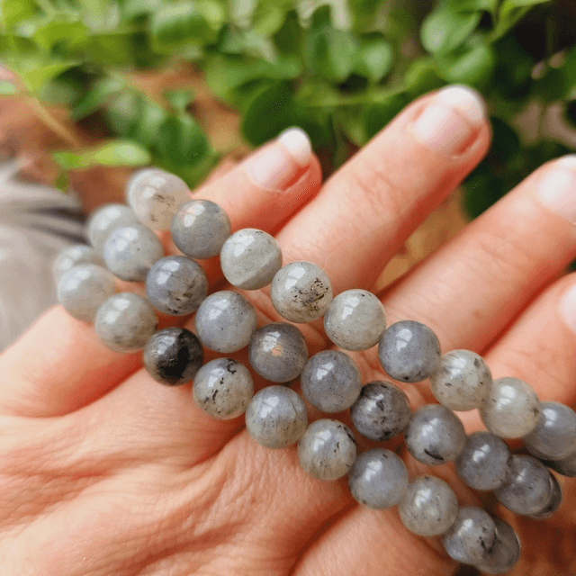Labradorite Beaded Bracelet 