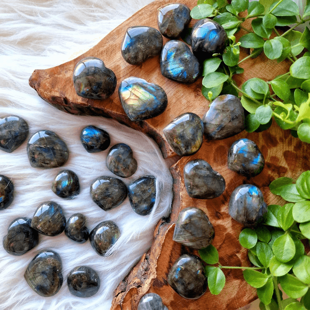 Labradorite Small Heart