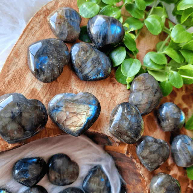 Labradorite Small Heart