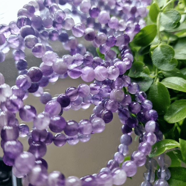 Dream Amethyst 6mm beaded bracelet 