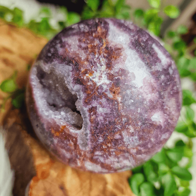 Purple Sphalerite Large Sphere 911g