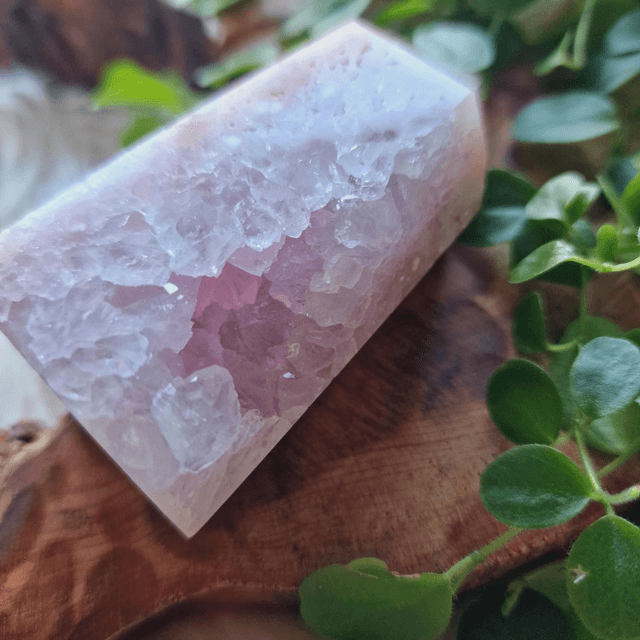 Pink Amethyst point 