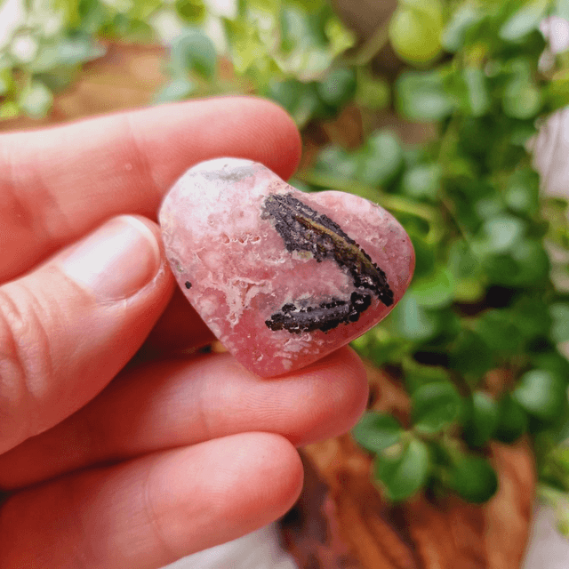 Rhodochrosite Hearts