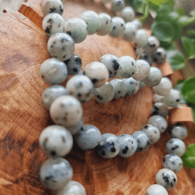 Kiwi Jasper Beaded Bracelet 