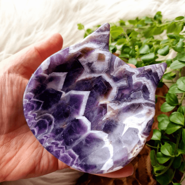 Dream Amethyst Large Cat Bowl 