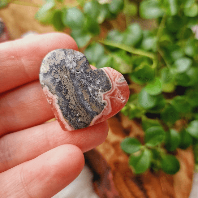 Rhodochrosite Hearts
