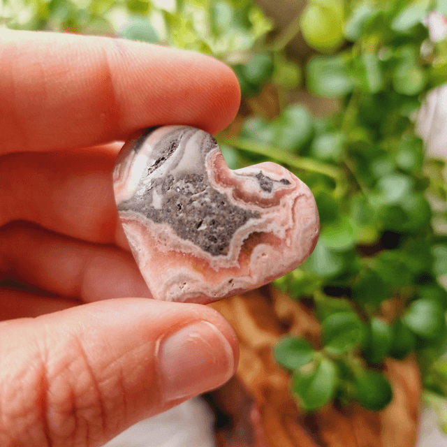 Rhodochrosite Hearts