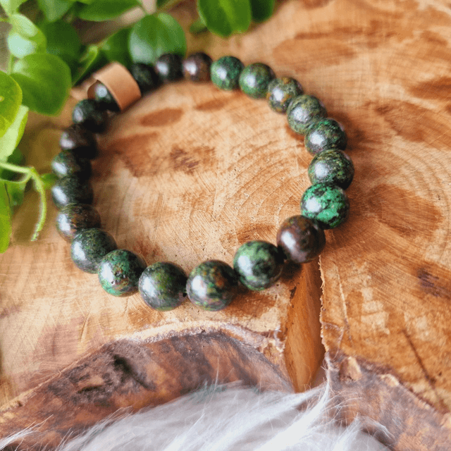 African Turquoise Beaded Bracelet 
