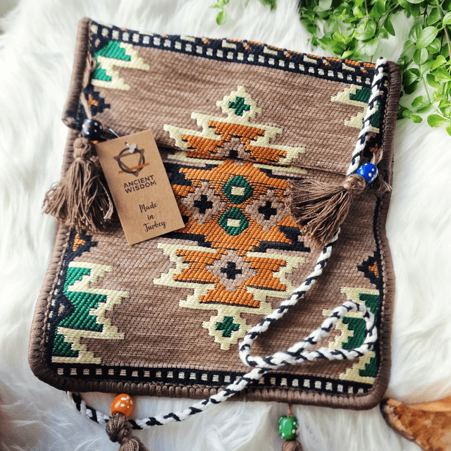 Ancient Wisdom festival Messenger bag made in Turkey 