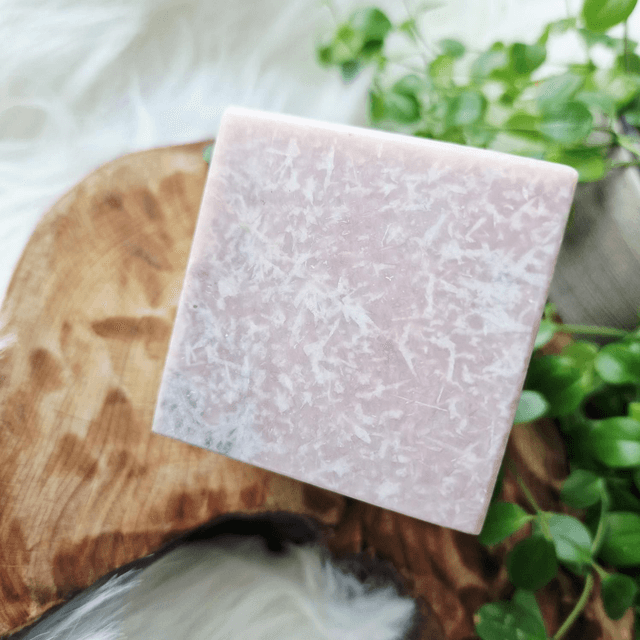 Pink Opal Cube 