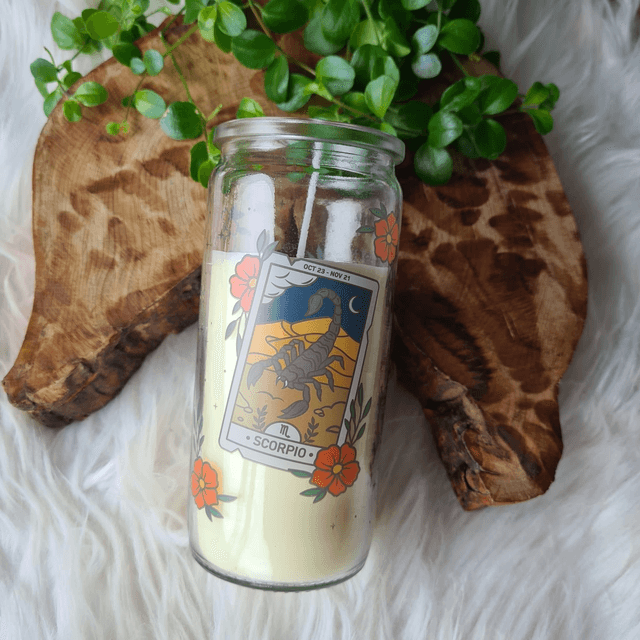 Scorpio Star Sign Tube Candle