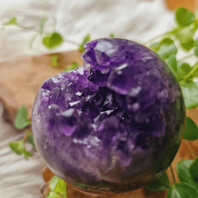 Amethyst Geode Sphere 247g