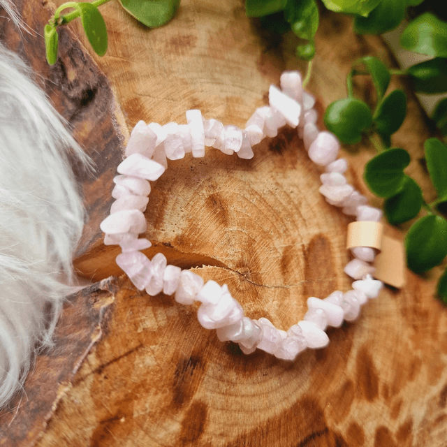 Kunzite Chip Bracelet 