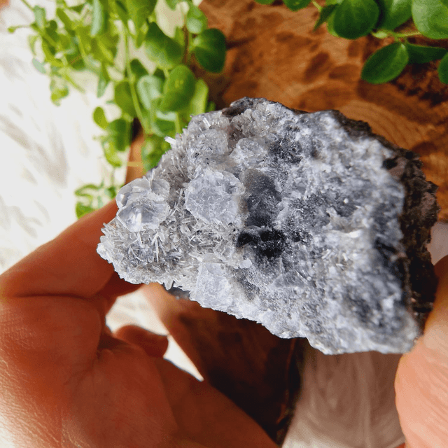 Blue Fluorite & Needle Quartz 90g 