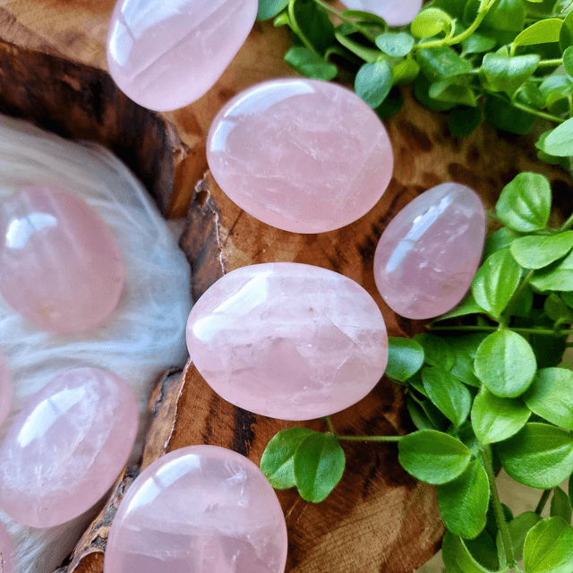 Rose Quartz Small Palm