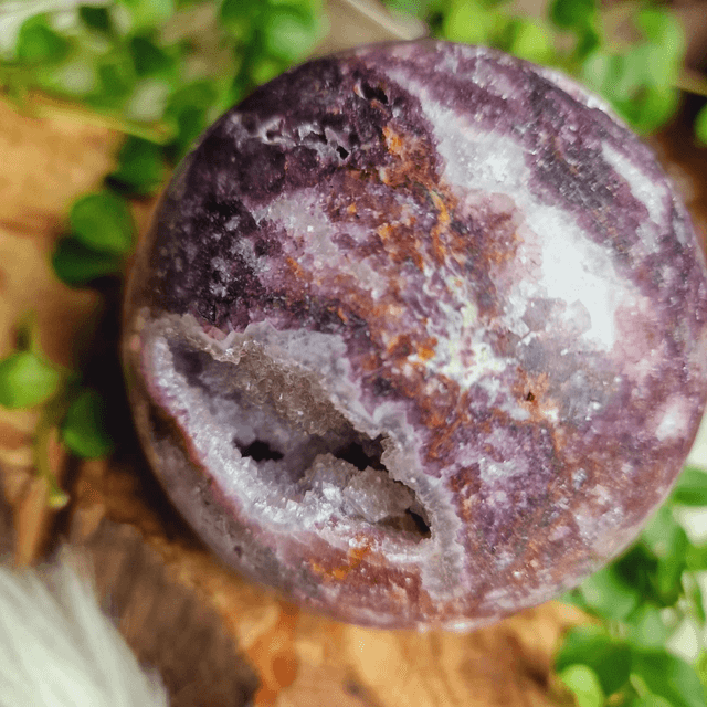 Purple Sphalerite Large Sphere 911g