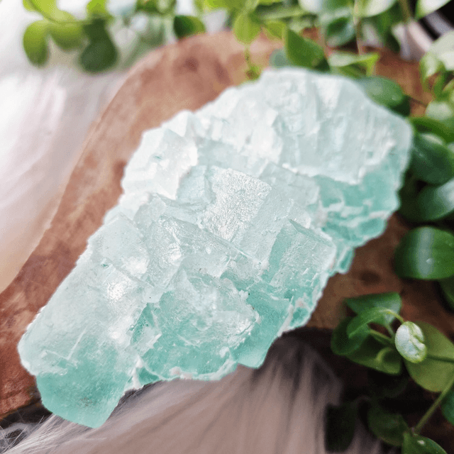 Halite dyed green 