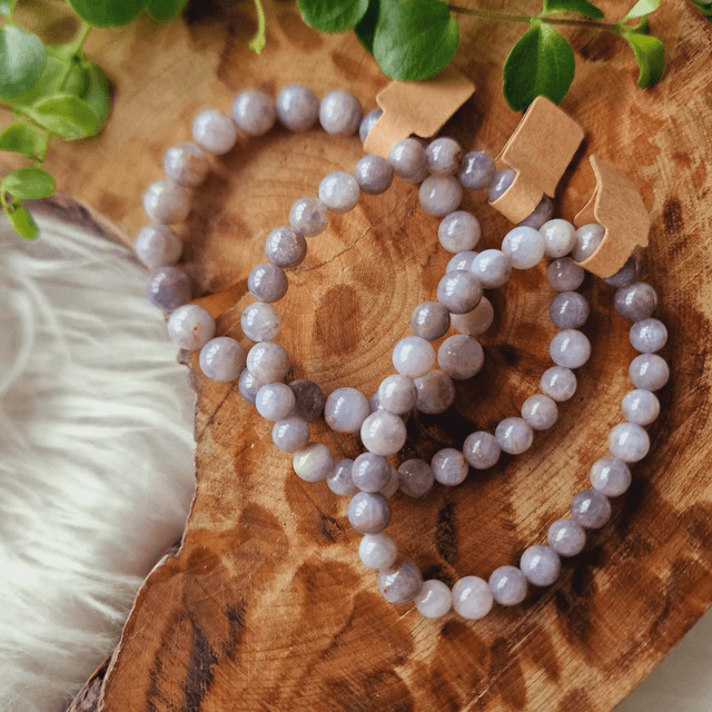 Purple Tanzanite Beaded Bracelet 