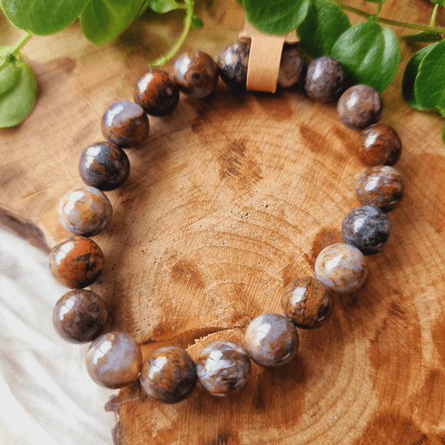 Pietersite 9mm Beaded Bracelet 