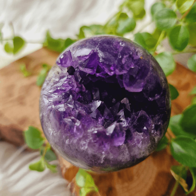 Amethyst Geode Sphere 247g